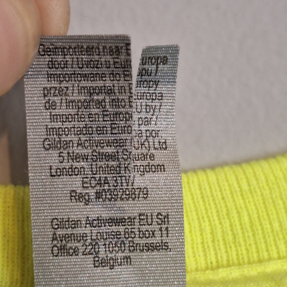 Gildan Neon Yellow 'I'm So Harlem' T-Shirt - Picture 5 of 10